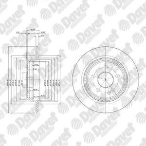 DELPHI BG3969 Fren Diski Arka (5d 296mm) Vito 639 03-